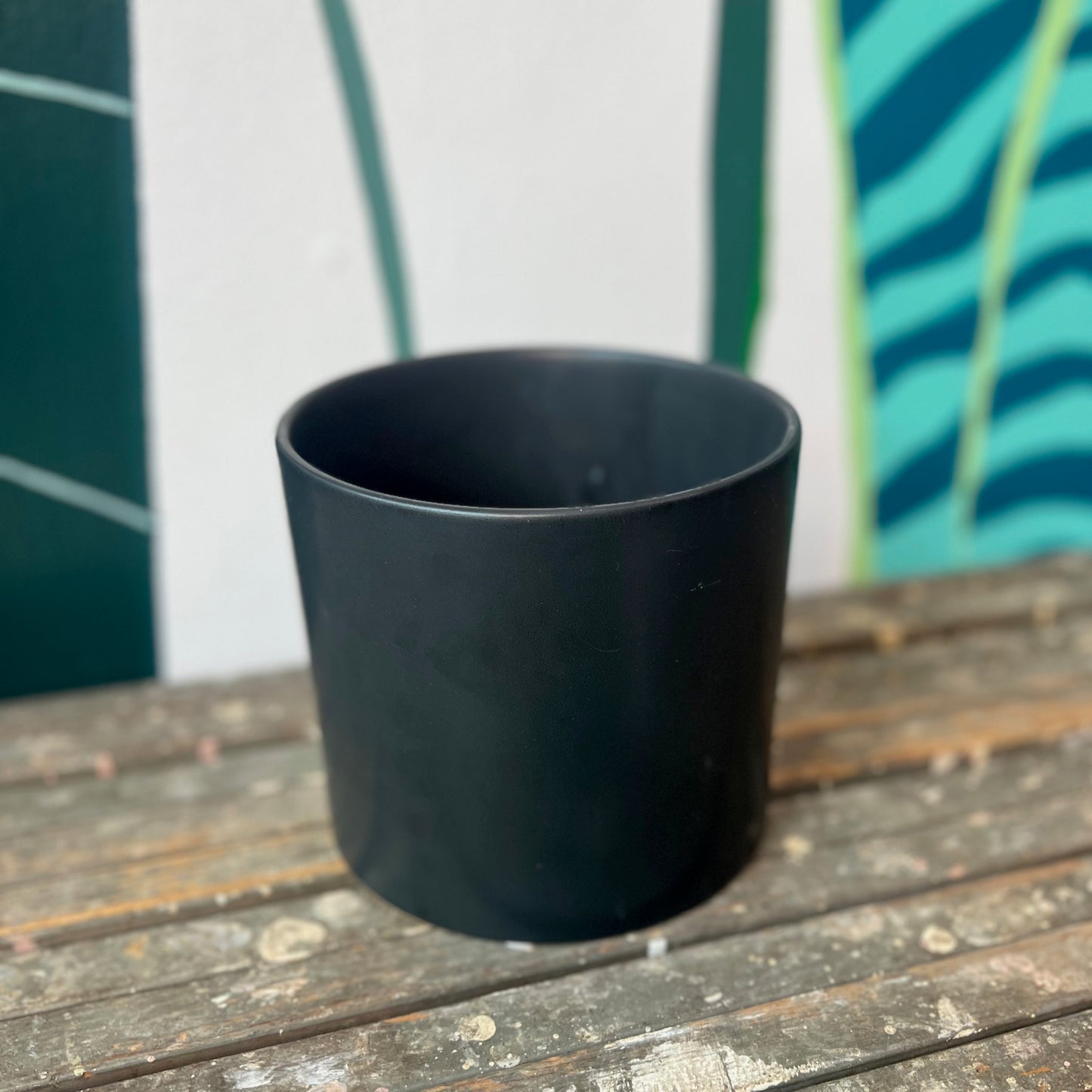 Ceramic Pot Black
